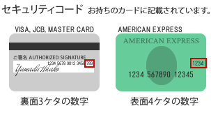 セキュリティコード
