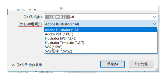 データの保存形式