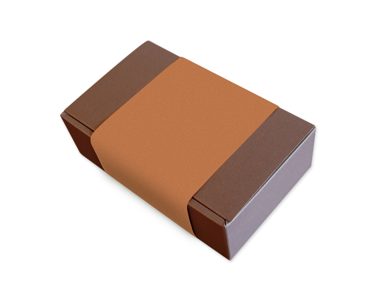 巻き帯シングル ミルクチョコ 131×545mm ※箱は別売りです